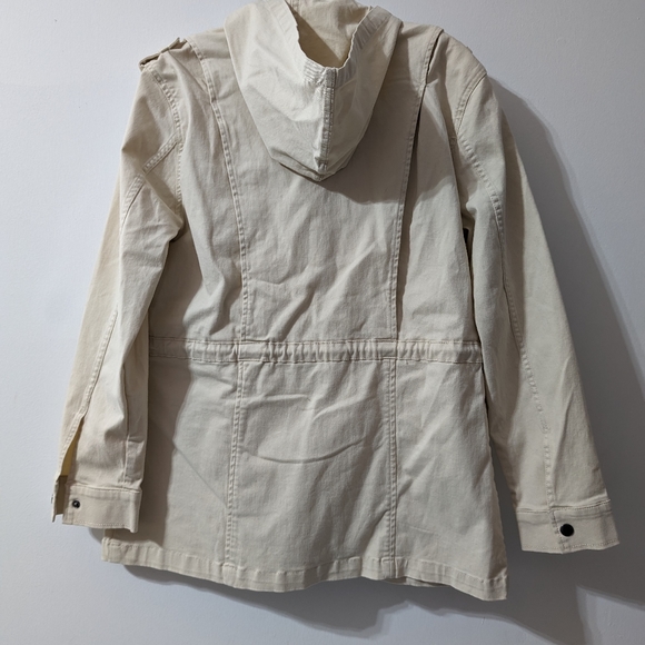 Market & Spruce Hooded Jacket Zip Front Size M NWT Kathleen - Picture 3 of 8